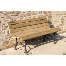 Panchina Ghisa Parco Giardino Nicra Legno Pino 4006/Pino