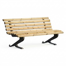 Panchina Randunica Ghisa Arredo Urbano Legno Pino 4021/Pino 