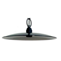 Piatto concavo illuminazione  Ø 35 cm, portalampada e anello. 12303/A