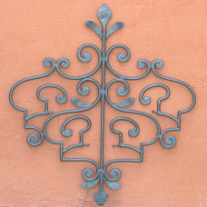 Attaccapanni da parete 4 ganci mobili in ferro forgiato. ARES