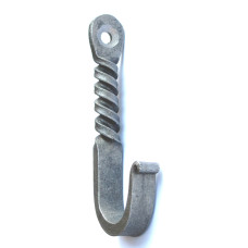 Attaccapanni gancio o portachiavi a parete in ferro forgiato 1 posto. CFI-30793000