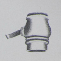 Barilotto pluviale grondaia in ghisa cm 16 diametro mm 100. BAR100