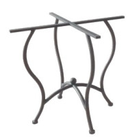 Base tavolo da bar, terrazzo, cucina e giardino in ferro battuto. Modello Aiace