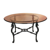 Base Tavolo casa, giardino in fusione di alluminio. Ascot