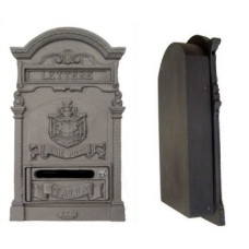 Cassetta per lettere stemma Sabaudo fondo chiuso. 10003