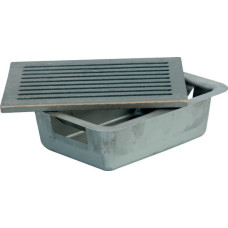 Cassetto portacenere per focolare completo di griglia. 15020-19x24