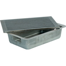 Cassetto raccoglicenere per caminetto completo di griglia. 15020-20x30