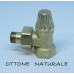 Detentore Radiatore a Squadra in Ottone Volantino Ricco 3/4. 13288-3/4"