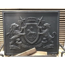 Piastra decorata in ghisa per rivestimenti camino cm 100xh.80. CASATO PIAORN67