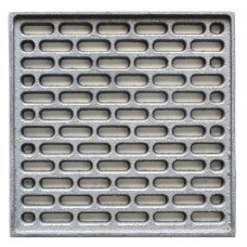 Griglia in Ghisa a Mattoncino per Ceneriere Camino CFI-GAS200x200