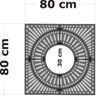 Griglia Protezione Aiuola Albero in Ghisa Art.11104