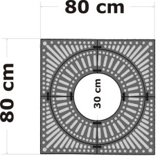 Griglia Protezione Aiuola Albero in Ghisa Art.11104