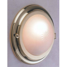 Lampada tonda in ottone verniciato con diffusore in vetro  Art.0751-2407A.VS