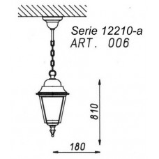 Lanterna Gardo a Sospensione Serie 12210-A Art. 006