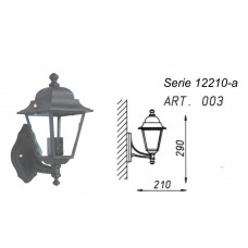 Lanterna Gardo ad Applique Serie 12210-A Art. 003