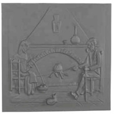 Piana per fondale camino 68xh.69 cm. PIAORN27