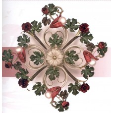 Plafoniera Rose Art. PL.5250/X 4 o 8 PUNTI LUCE