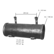 Porta pubblicità in ferro forgiato per posta CFI11592000