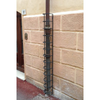 Protezioni paracolpi tubi pluviali grondaia, orizzontale.