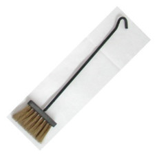 Scopa camino ottone con manico CA31