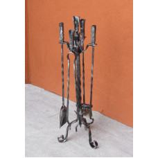 Set attrezzi caminetto ferro. CFI-4911