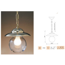 Sospensione in Ottone Lucido Art.0751-2070B.LT