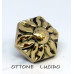 Tappo Fiore radiatore ottone, Passo 1/2. 13289