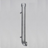 Tubo Terminale Grondaia In Ghisa Curvo cm 100 diametro mm 100. TPL100X1C