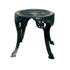 Puff o sgabello in alluminio arredo casa, giardino, terrazzo. PAVONE