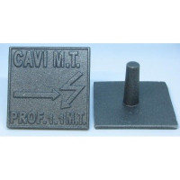 Segnacavo impiati elettrici e enel. Cavi interrati