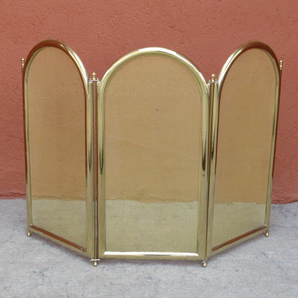 Parascintille Per Camino 4 Ante In Ottone 100xh50 Cm Lavorazione Artigianale In Ottone Pieno Stile Classico  Rete Ottone Sessa Ferro Battuto 2023