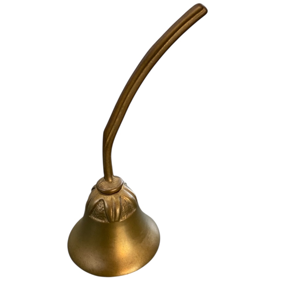 Campanello Campanella campana pulsantiera ottone leone lucido interno esterno