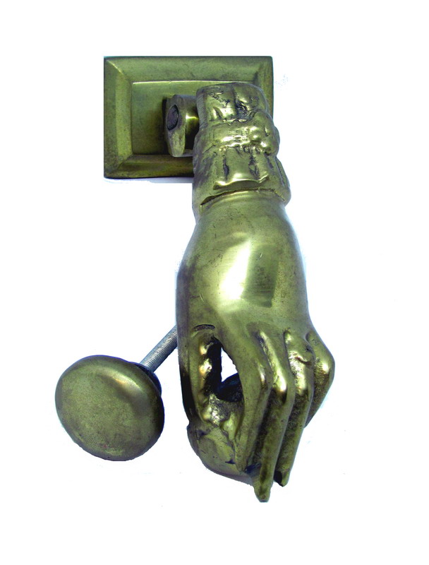 Battiporta En Bronze En Forme De Main - Fin XIXe Siècle, Bon état